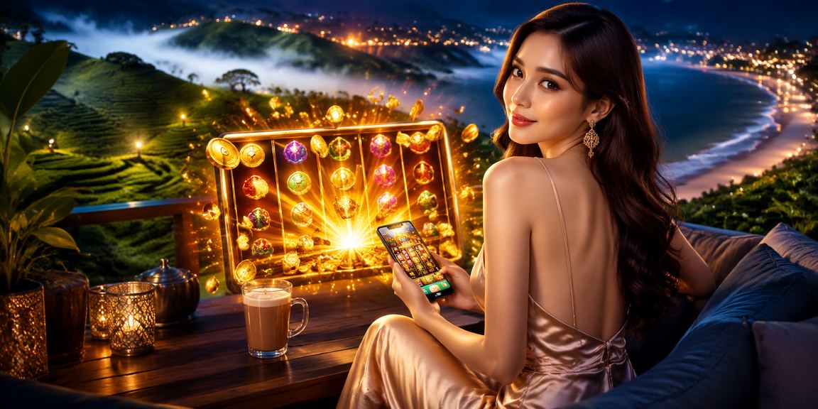 Permainan slot dan loteri digital Malaysia dalam suasana kasino dalam talian moden